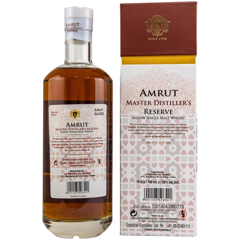 Amrut 8 Jahre 2014/2022 - Master Distiller's Reserve