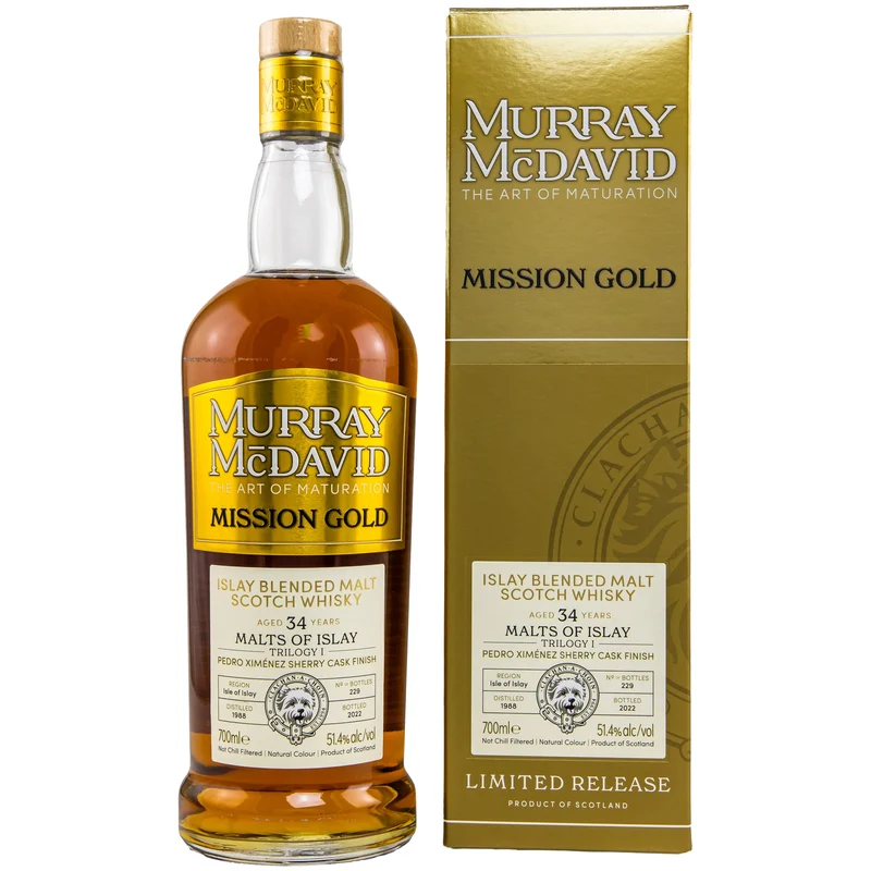 Islay Blended Malt Scotch Whisky 34 Jahre 1988/2022 - Trilogy I