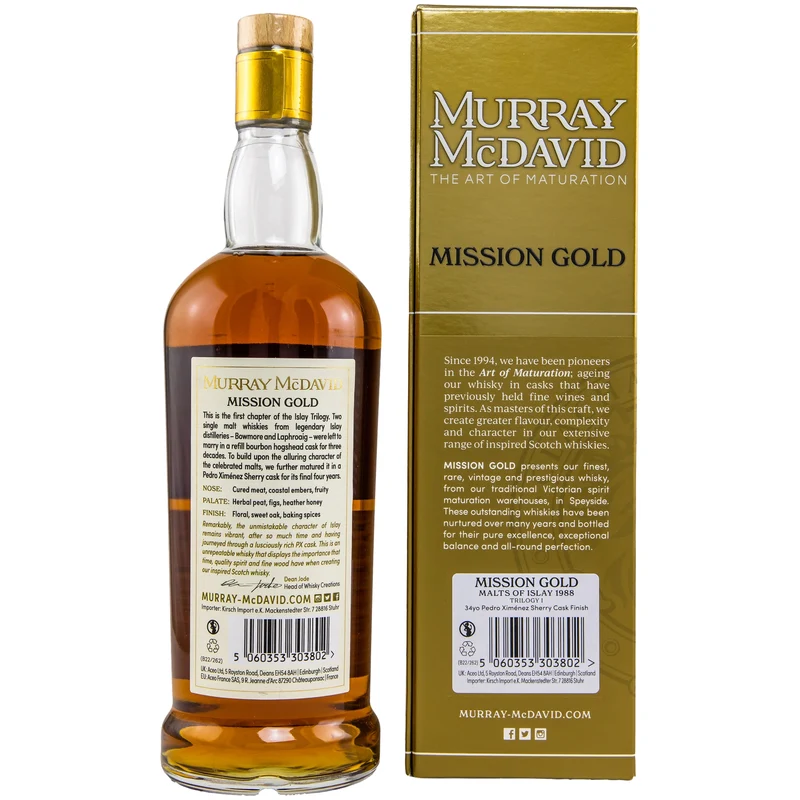 Islay Blended Malt Scotch Whisky 34 Jahre 1988/2022 - Trilogy I