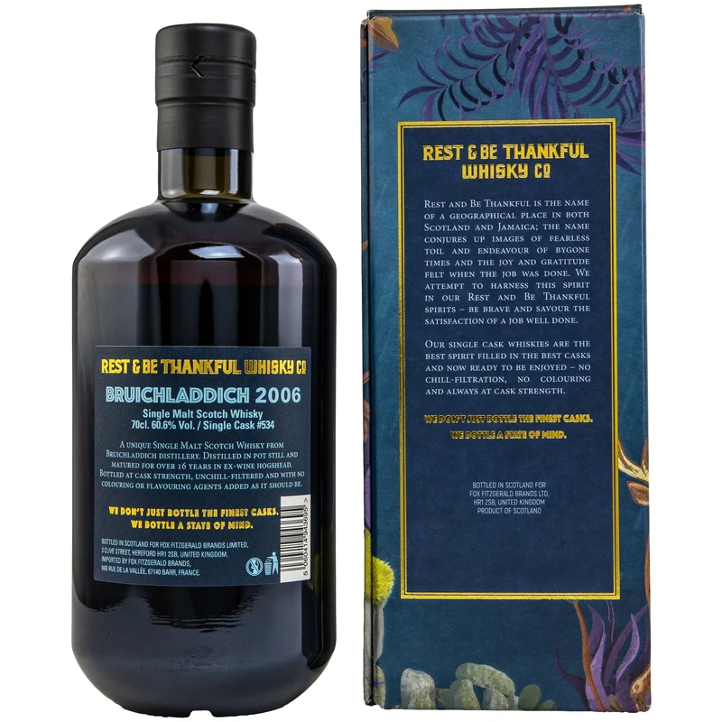 Bruichladdich 16 Jahre 2006/2022 - Rest & Be Thankful