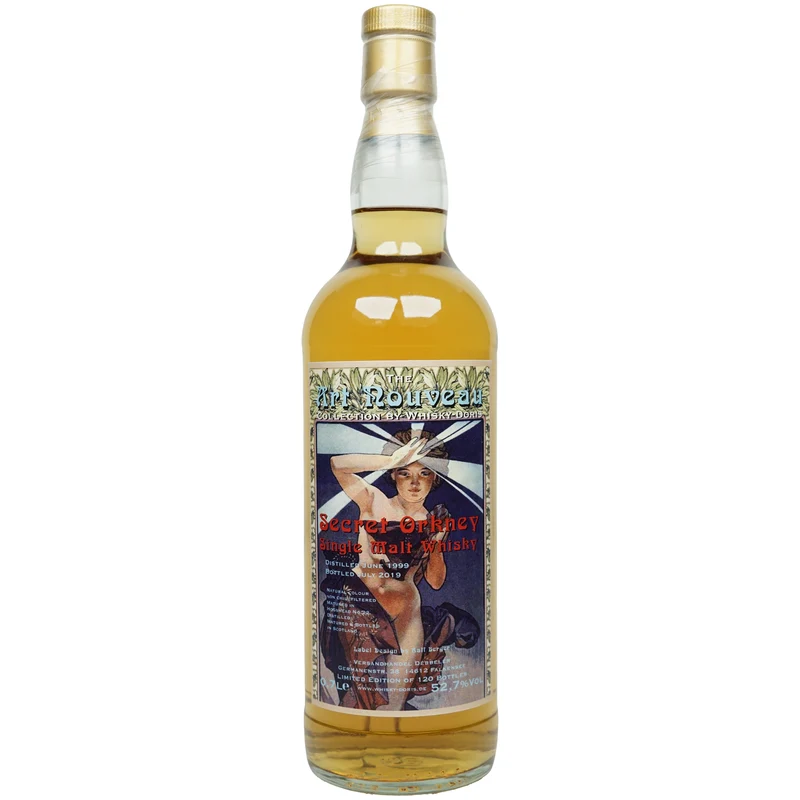 Secret Orkney 20 Jahre 1999/2019 - Whisky Doris - Art Nouveau
