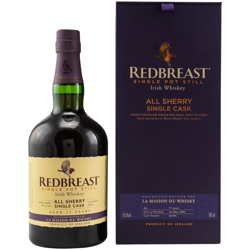 Redbreast 17 Jahre 2001/2018 - Single Cask #26494