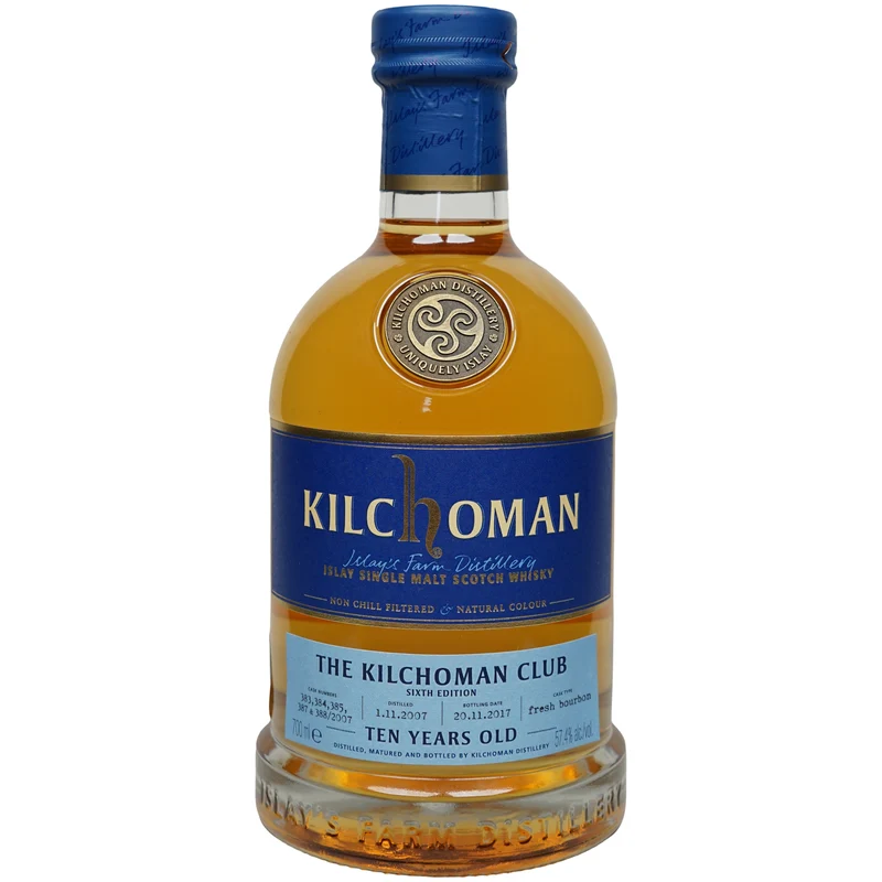 Kilchoman 10 Jahre 2007 The Kilchoman Club - 6th Edition