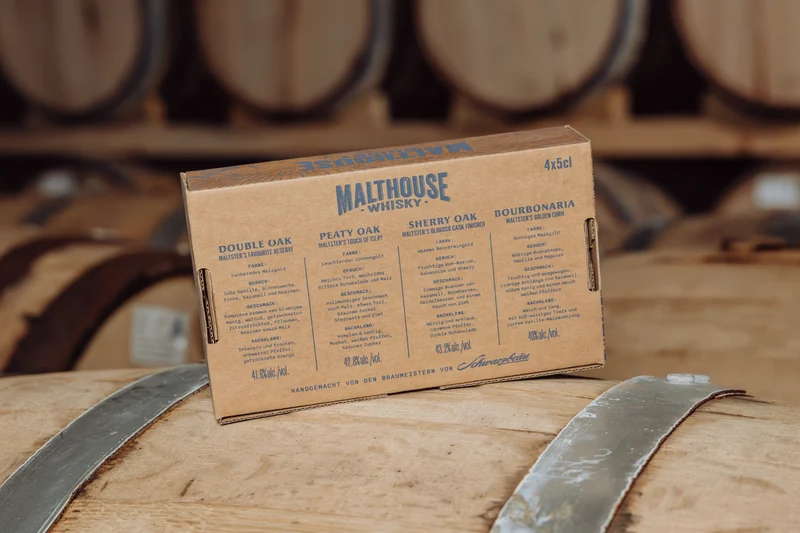 MALTHOUSE Whisky Tasting Set - 4 Sorten á 5 cl