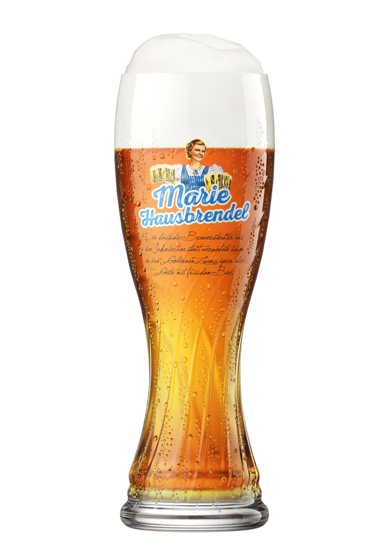 Marie Hausbrendel Weissbier Glas (6 Stk.)