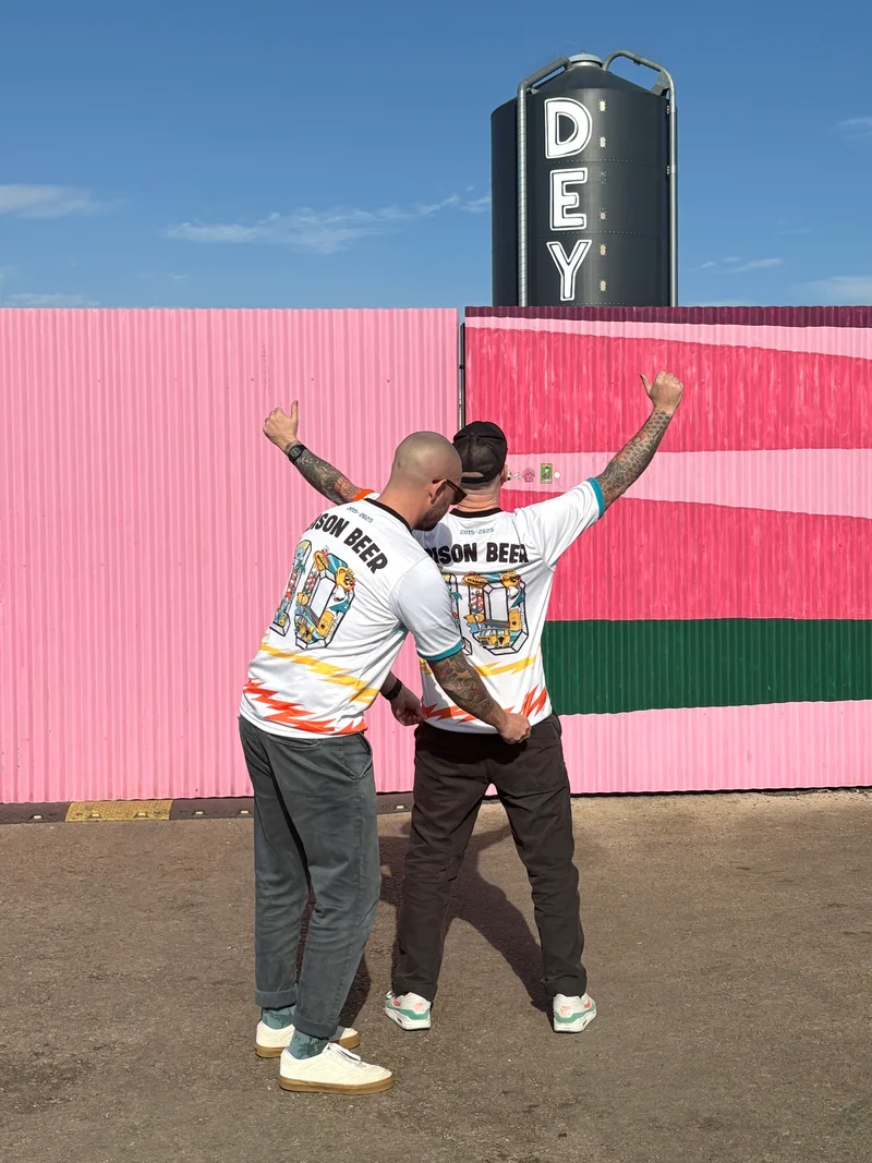 Bison Beer x Thumbs 10th Birthday Retro Football Jersey