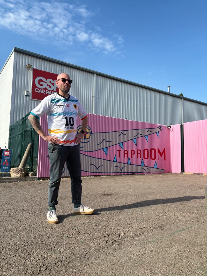 Bison Beer x Thumbs 10th Birthday Retro Football Jersey