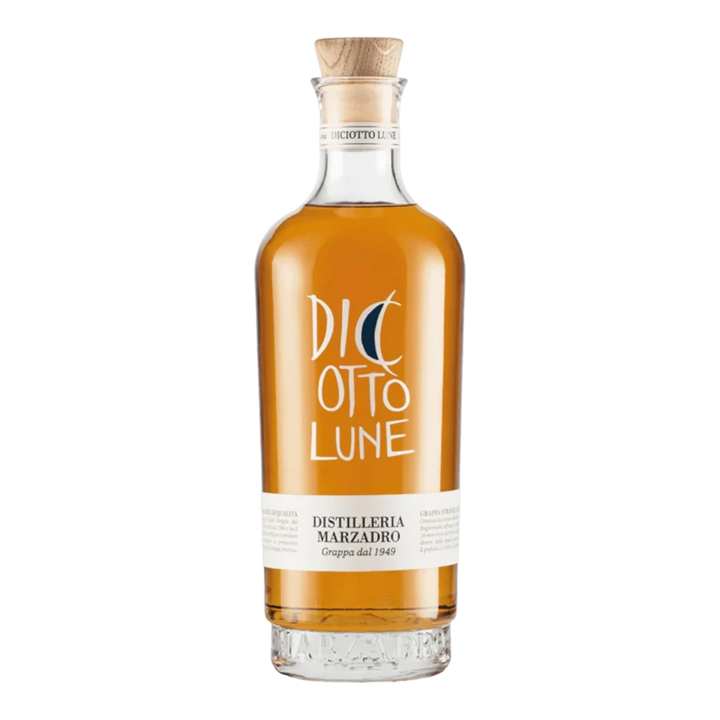 Marzadro Grappa Stravecchia Le Diciotto Lune