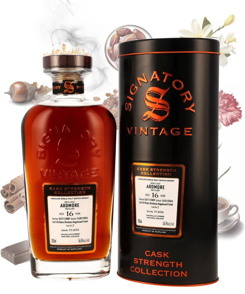 Signatory Ardmore 2009/2026 - 16 y.o. 1st Fill PX Sherry Cask Finish #2