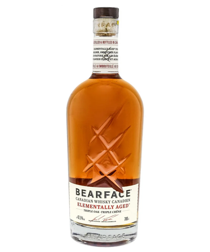 Bearface Elementally Aged Triple Oak Canadian Whisky