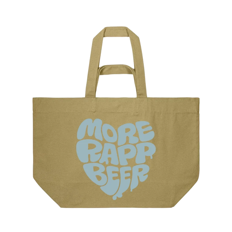 Große Jutetasche More Rapp grün