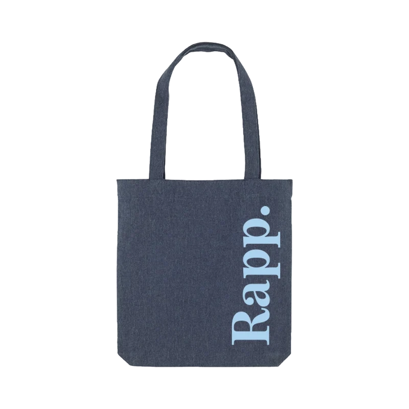Jutetasche Rapp. blau
