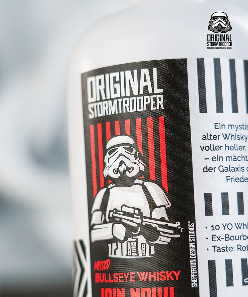 Original Stormtrooper Missed Bullseye Whisky inklusive 2 Gläser