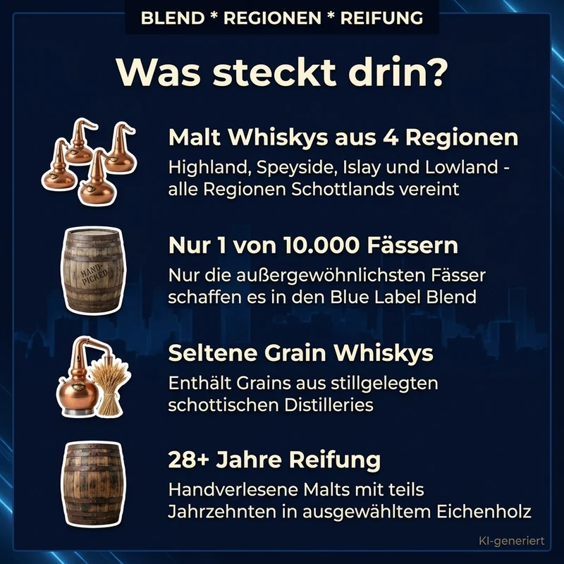 Johnnie Walker Blue Label Berlin 2220 0,7l, alc. 40 Vol.-%