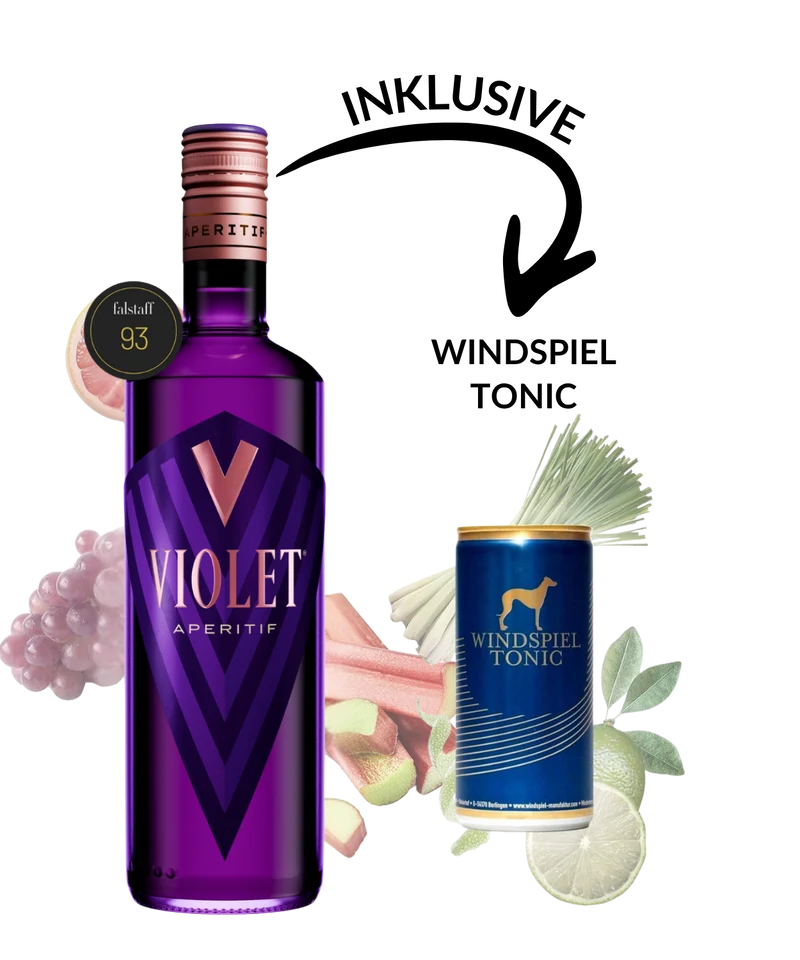 Violet Aperitif inkl. Windspiel Tonic