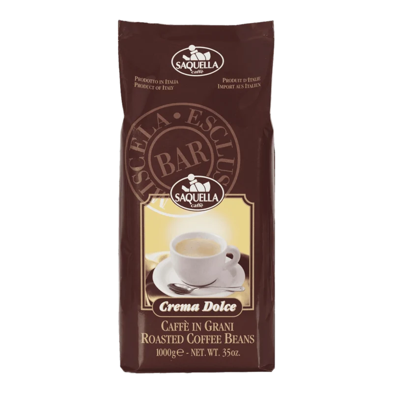 Saquella Espresso Crema Dolce 1 kg Ganze Bohne