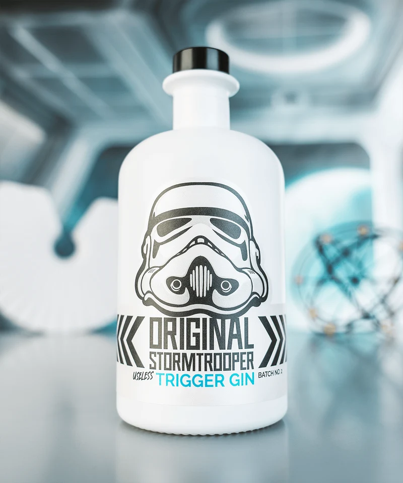 Original Stormtrooper Useless Trigger Gin inkl. 2 Gläser