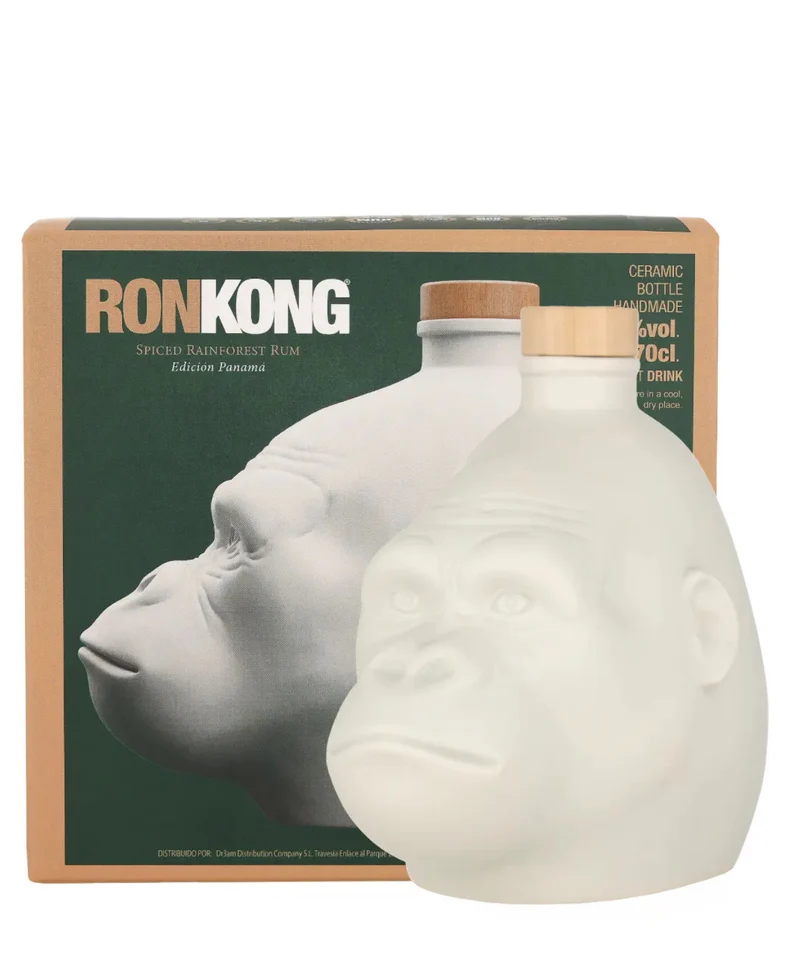 Kong Spiced Rainforest Rum White - Geschenkbox