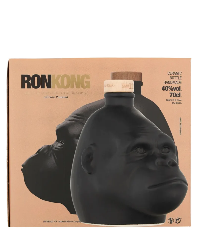 Kong Rainforest Rum Black 12 Years - Geschenkbox
