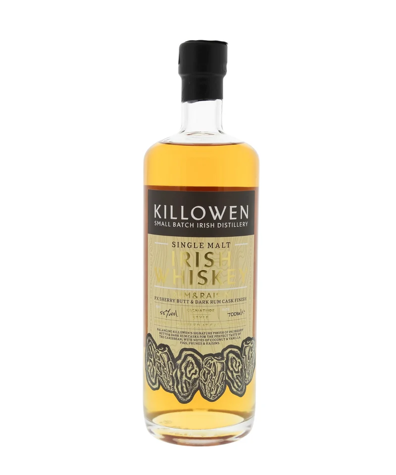 Killowen Single Malt Irish Whiskey Rum & Raisin