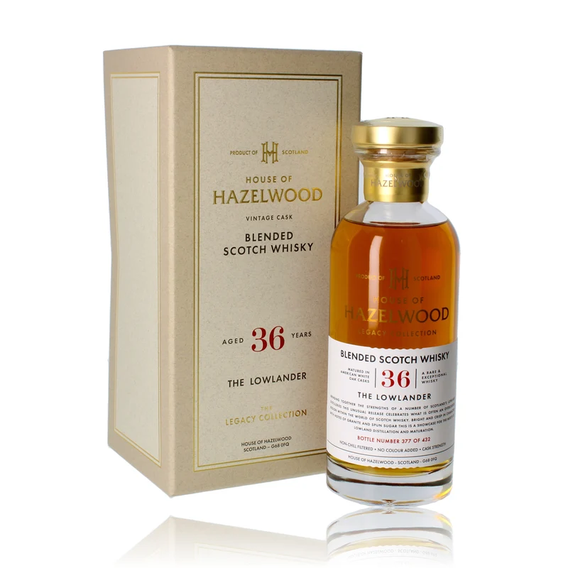 House of Hazelwood 36 Jahre The Lowlander 0,7l, alc. 45,9 Vol.-%