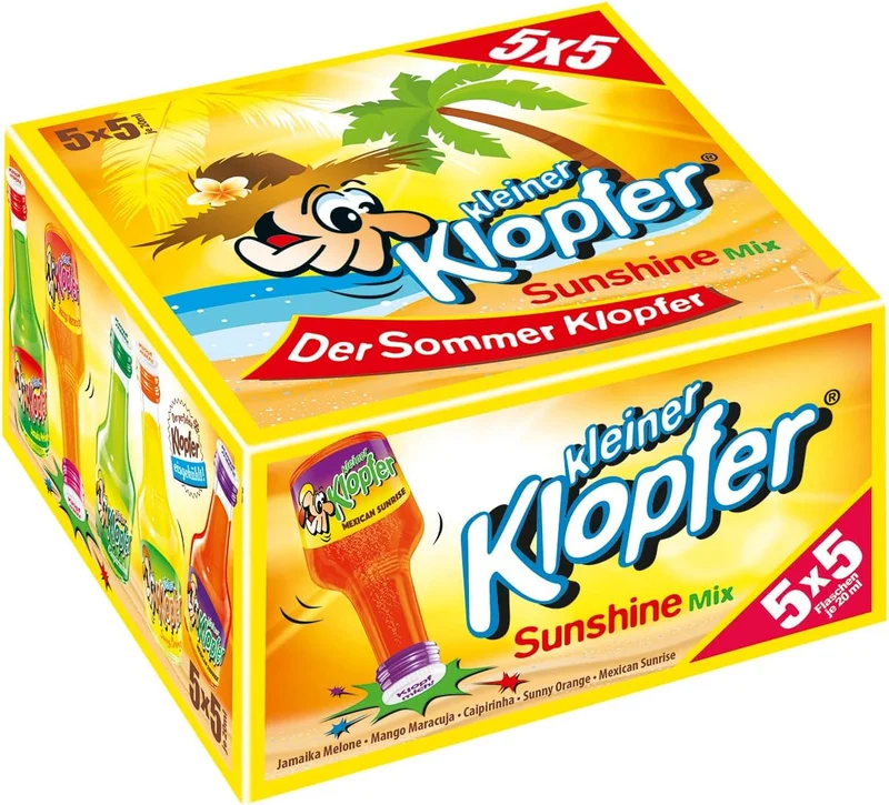 Kleiner Klopfer Sunshine Mix 25x20ml, 0,5l, alc. 15-17 Vol.-%