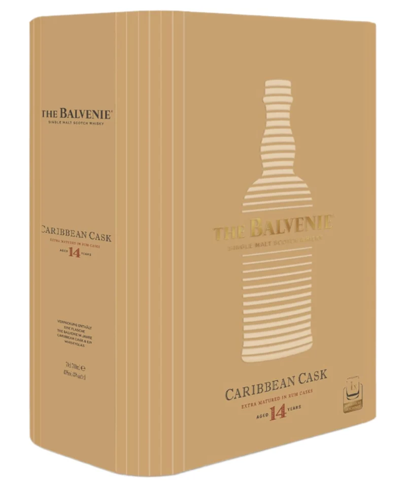 Balvenie Carribean Cask 14 inklusive Glas
