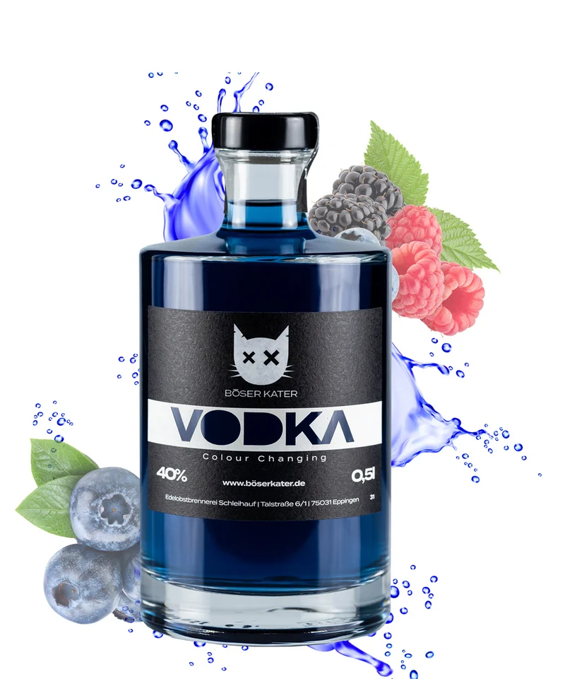 Böser Kater Wildberry Colour Changing Vodka