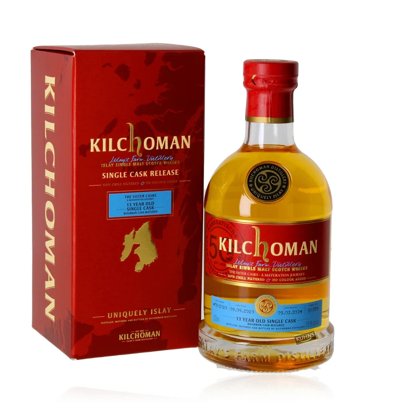 Kilchoman Sister Cask 2010/2024 Cask 479/2010 0,7l, alc. 53,8 Vol.-%