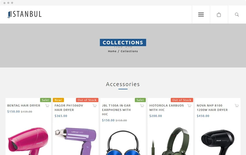 Vegetable Store Istanbul Shopify Theme