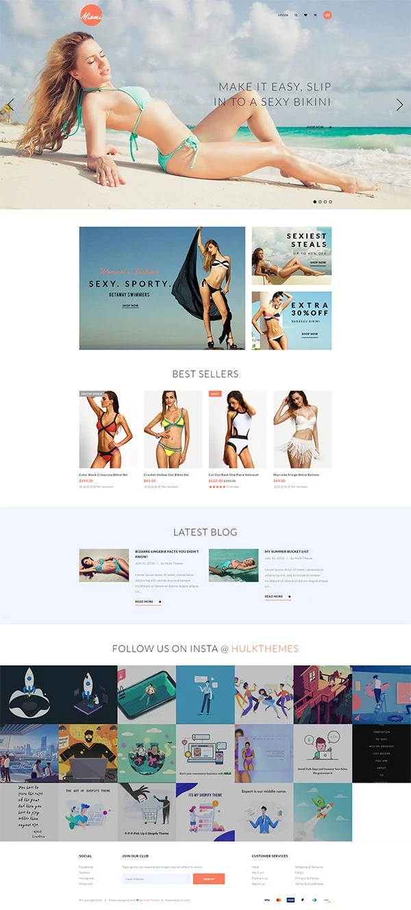 Women's Fashion Shopify Theme - Miami - HulkApps