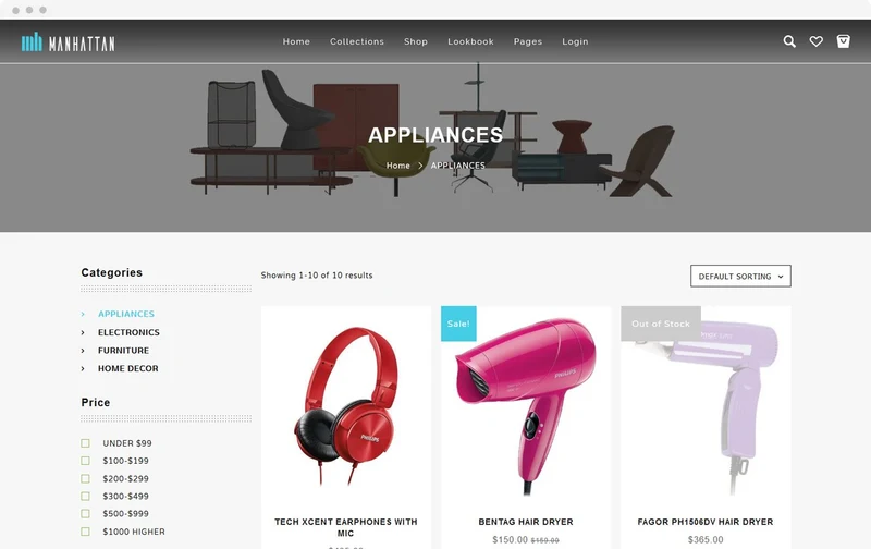 Men's Fashion Store Manhattan Shopify Theme