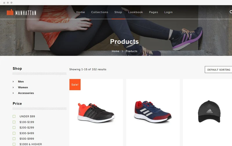 Men's Fashion Store Manhattan Shopify Theme
