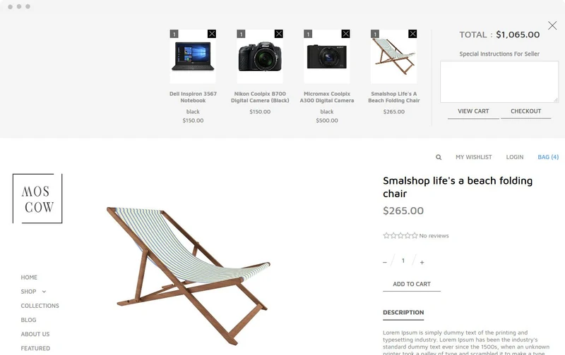 Grocery Store Moscow Shopify Theme