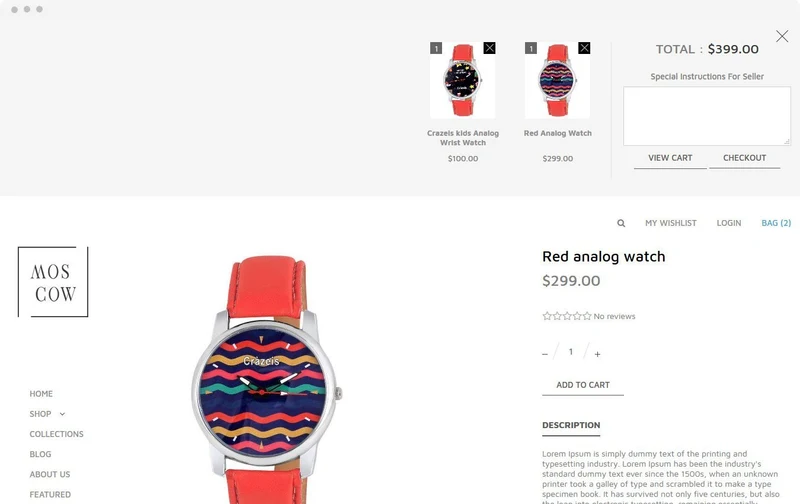 Fashion Shopify Theme - Moscow - HulkApps