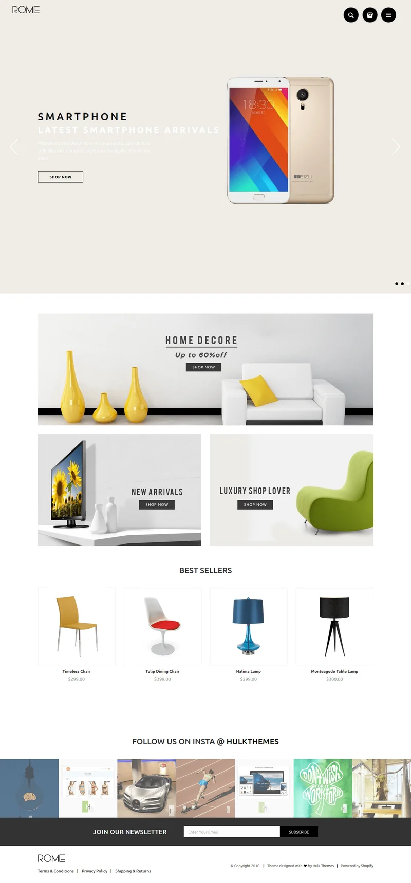 Fashion Shopify Theme - Rome - HulkApps