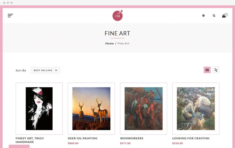 Craft Store Rio Shopify Theme