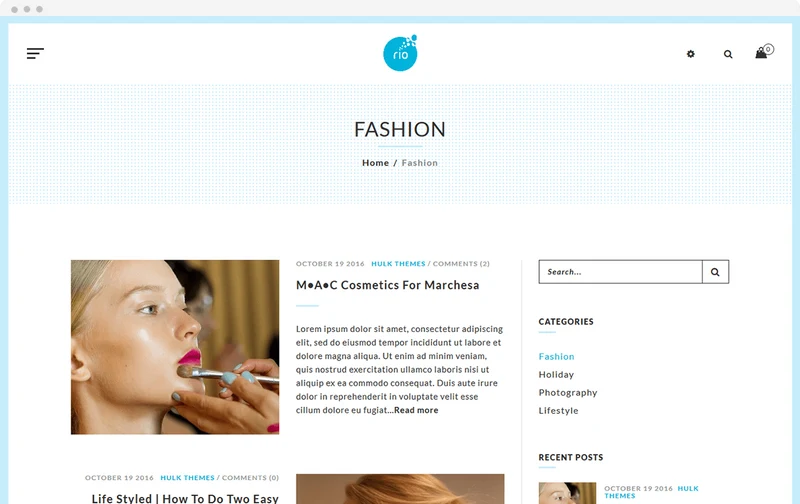 Cosmetics Store Rio Shopify Theme