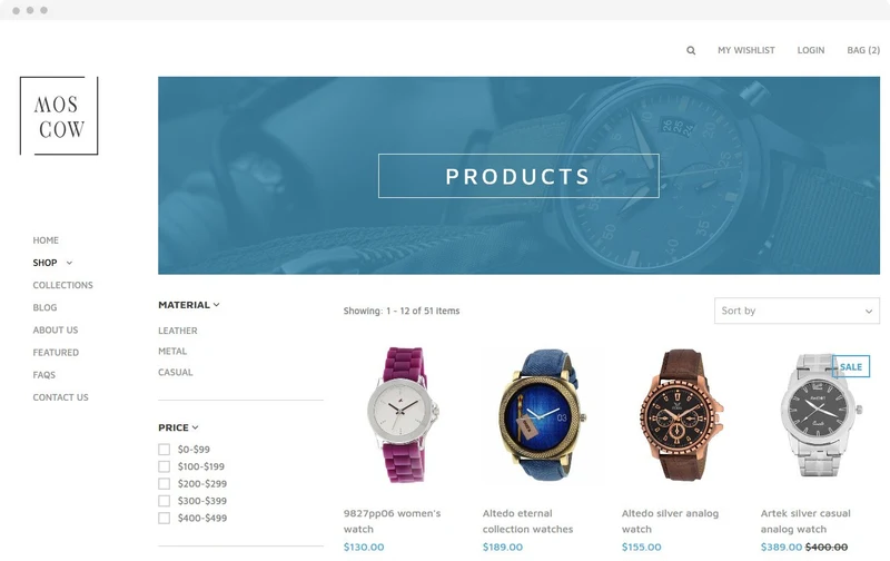 Cosmetics Store Moscow Shopify Theme