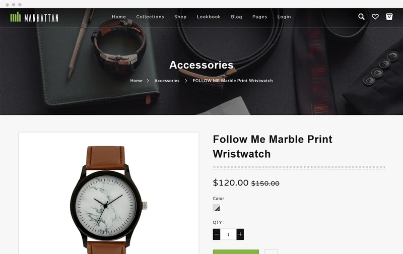 Accessories Store Manhattan Shopify Theme