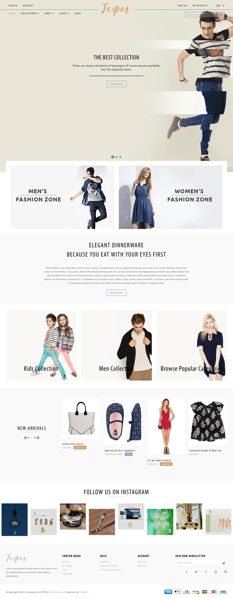 Women's Fashion Shopify Theme - Jaipur - HulkApps