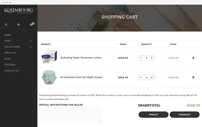 Grocery Store Luxembourg Shopify Theme