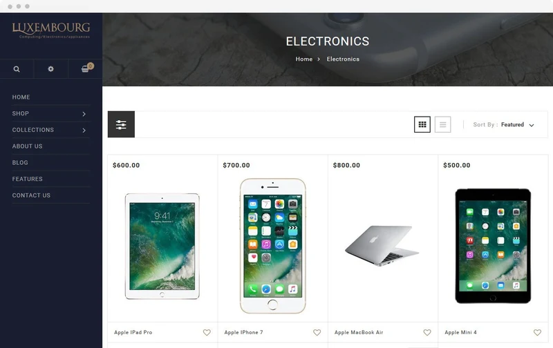 Grocery Store Luxembourg Shopify Theme