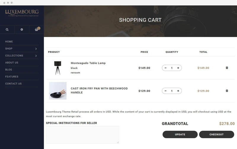 Grocery Store Luxembourg Shopify Theme