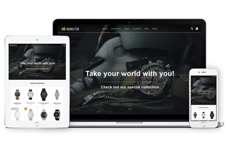 Watches Store Manhattan Shopify Theme