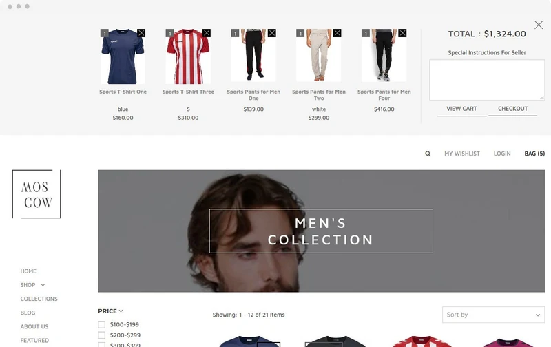 Watches Store Moscow Shopify Theme
