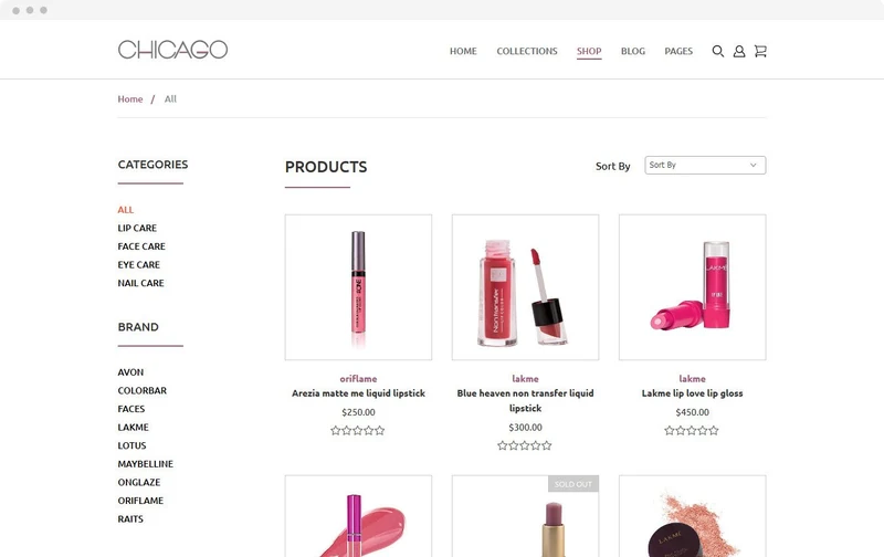Watches Store Chicago Shopify Theme