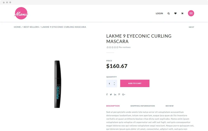 Health Shopify Theme - Miami