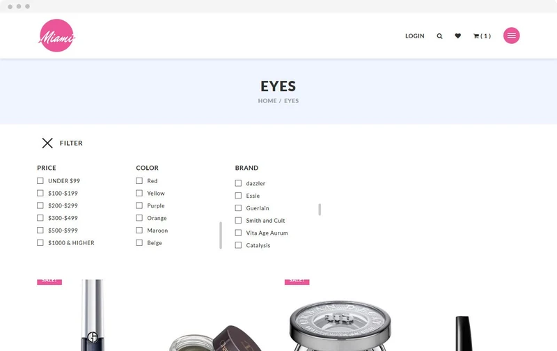Beauty Shopify Theme - Miami