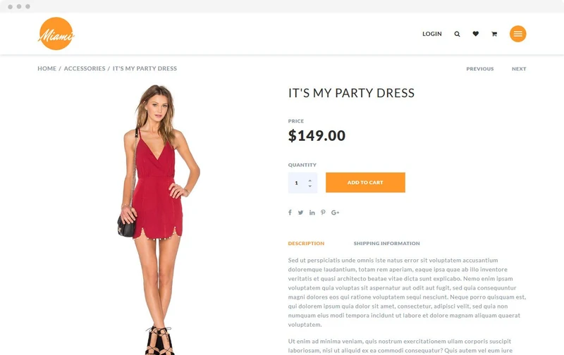 Beauty Shopify Theme - Miami